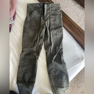 Olive green cargo pants